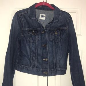 Old navy denim jacket.